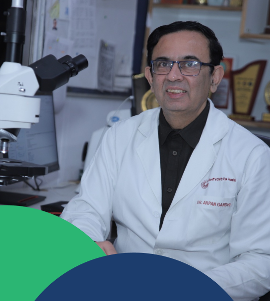 Dr. Arpan Gandhi in laboratory